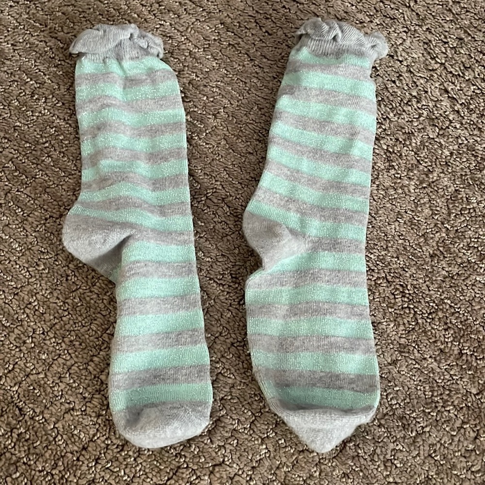 Mid Size Scrunchy Striped Socks
